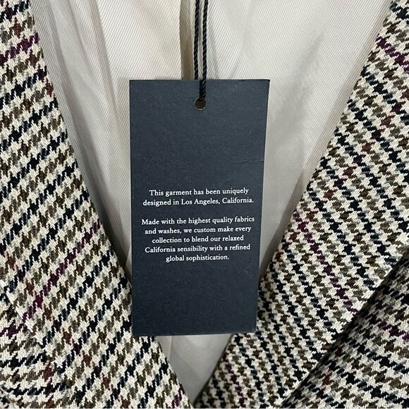 NWT Rails Jac Blazer in Cambridge Plaid Size MEDIUM - Picture 6 of 14